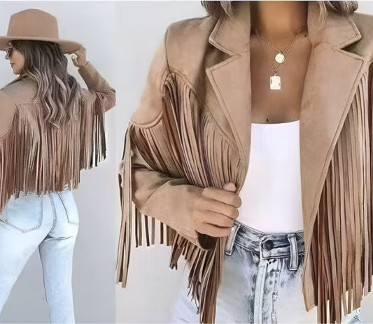 Casaco pêlo pêssego