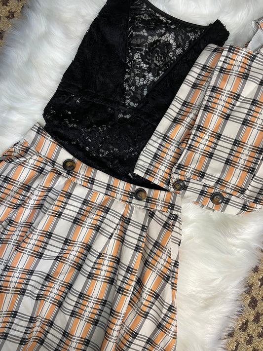 Conjunto de blazer e saia